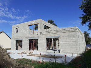 Construction d'une maison par le maçon à Sautron Damien Brochard